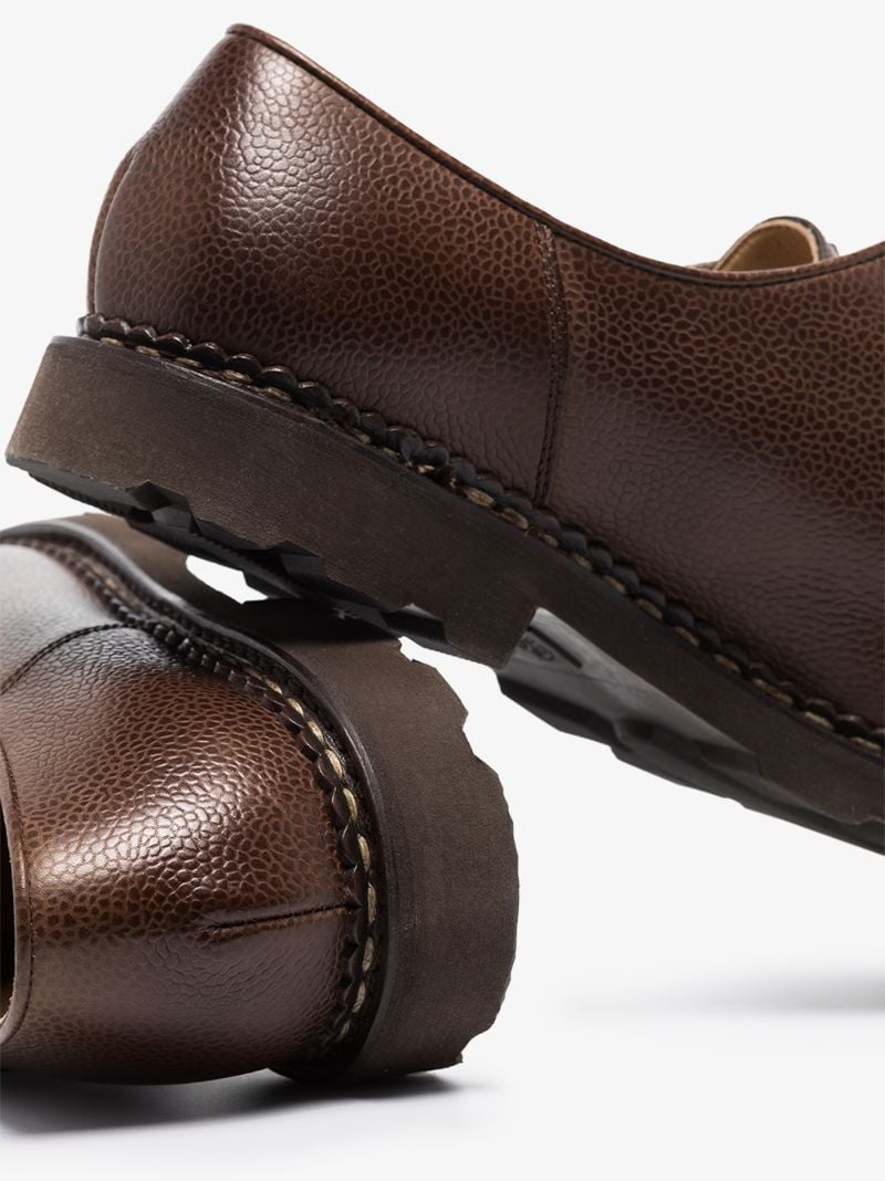 Brown Michael Grain Lace-up Shoes