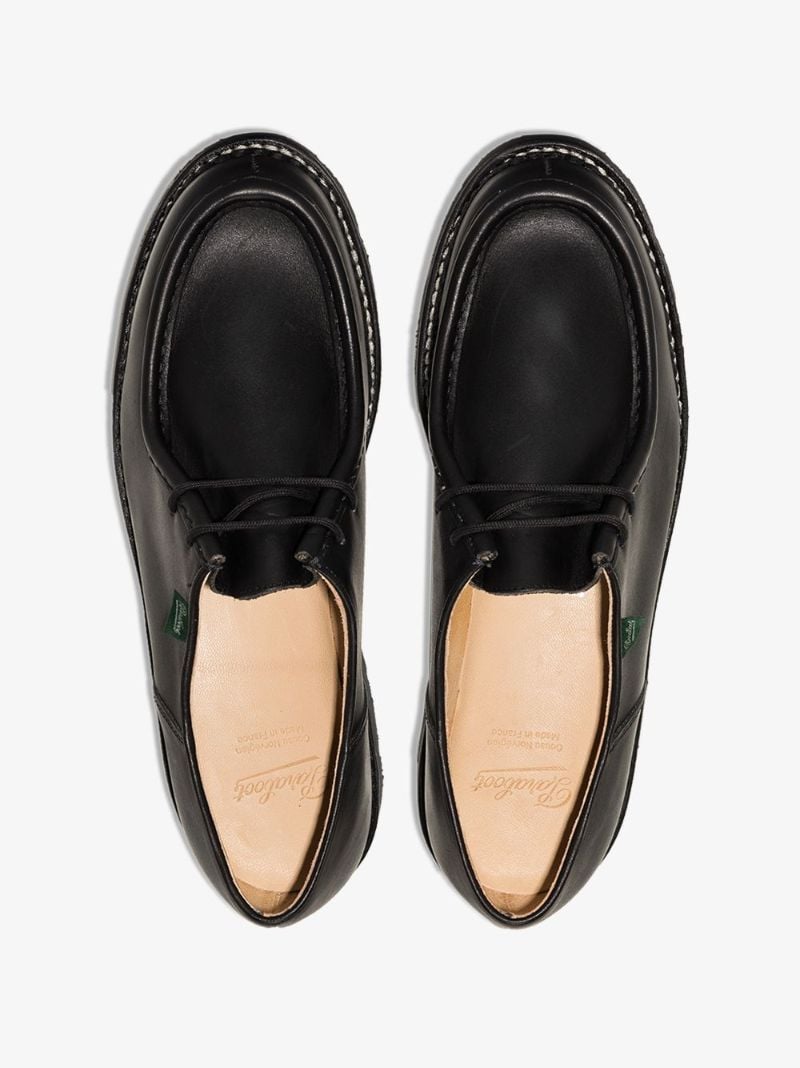Black Michael Lisse Lace-up Shoes