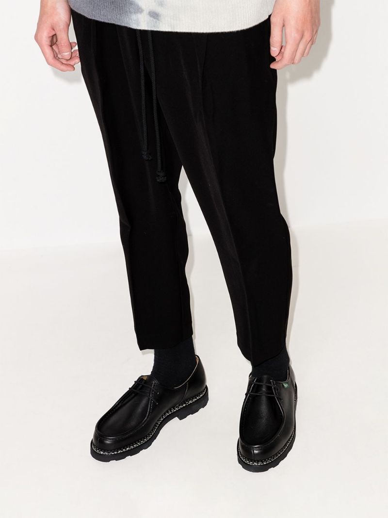 Black Michael Lisse Lace-up Shoes