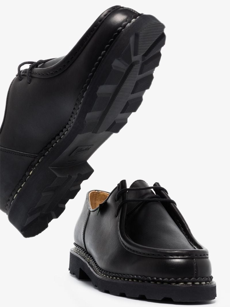 Black Michael Lisse Lace-up Shoes