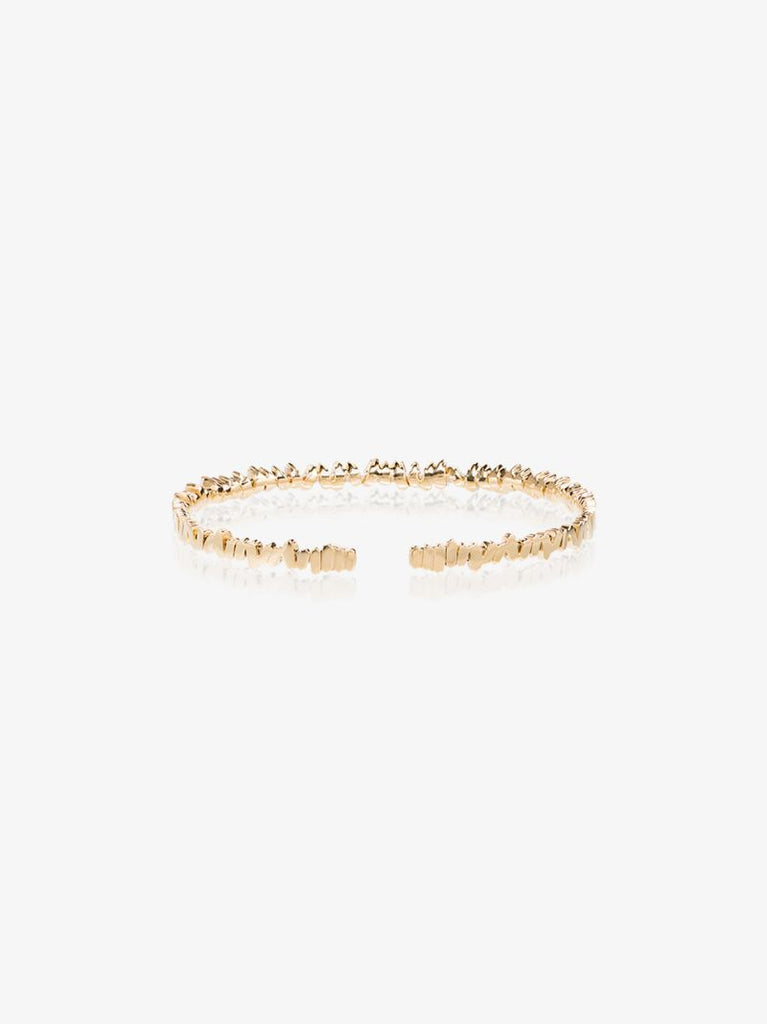 18k Yellow Gold Classic Diamond Bangle