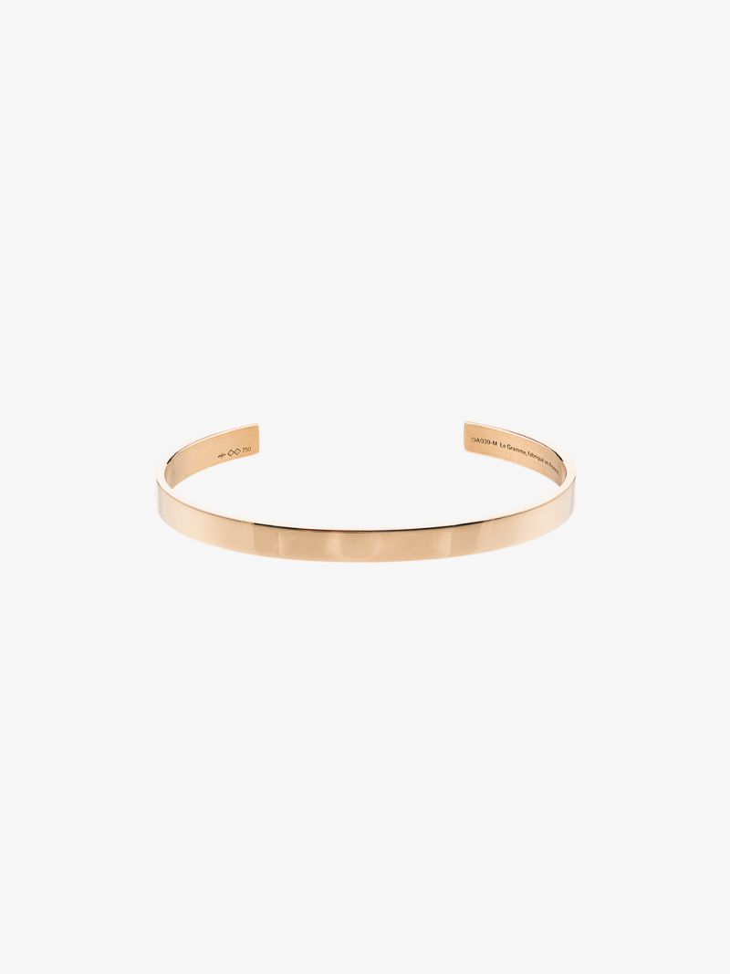 18k Yellow Gold Le 21g Polished Bracelet Cuff