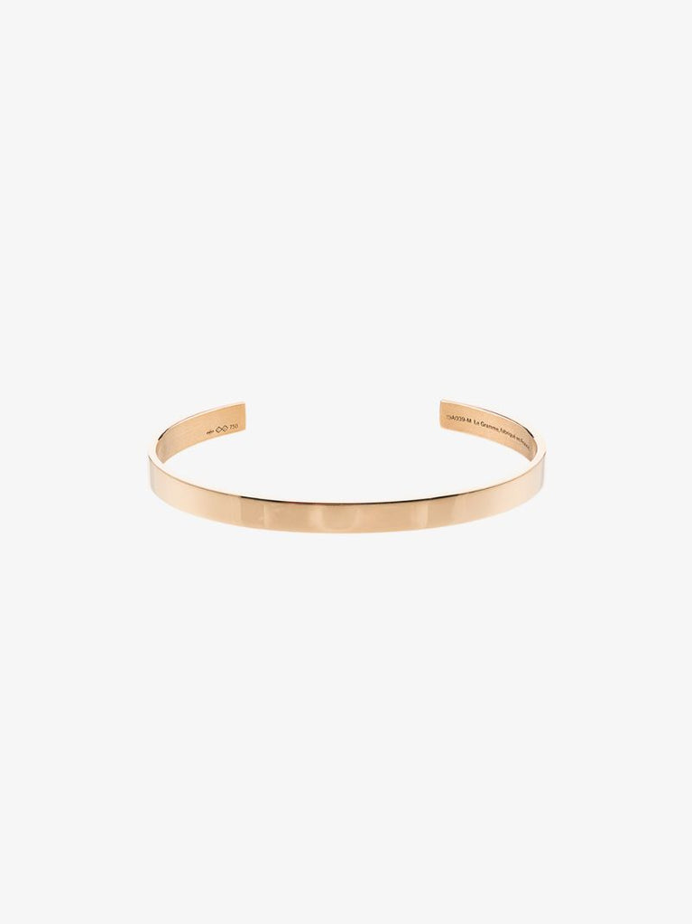 18k Yellow Gold Le 21g Polished Bracelet Cuff
