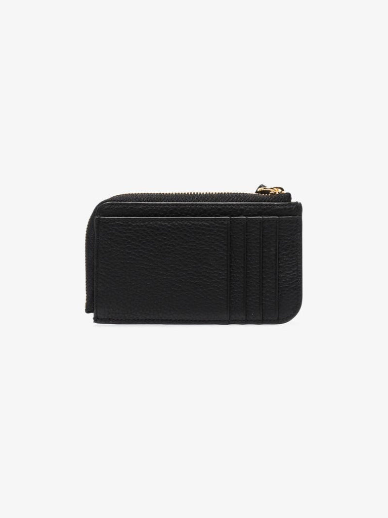Black Alphabet Leather Wallet