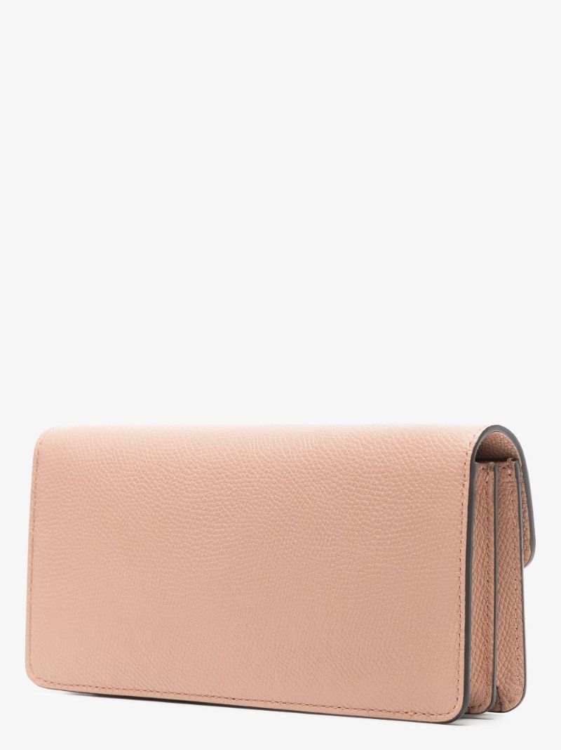 Neutral Vlogo Signature Leather Chain Wallet