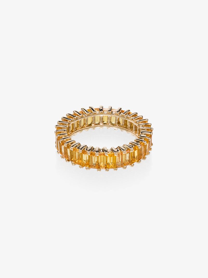 18k Yellow Gold Sapphire Ring