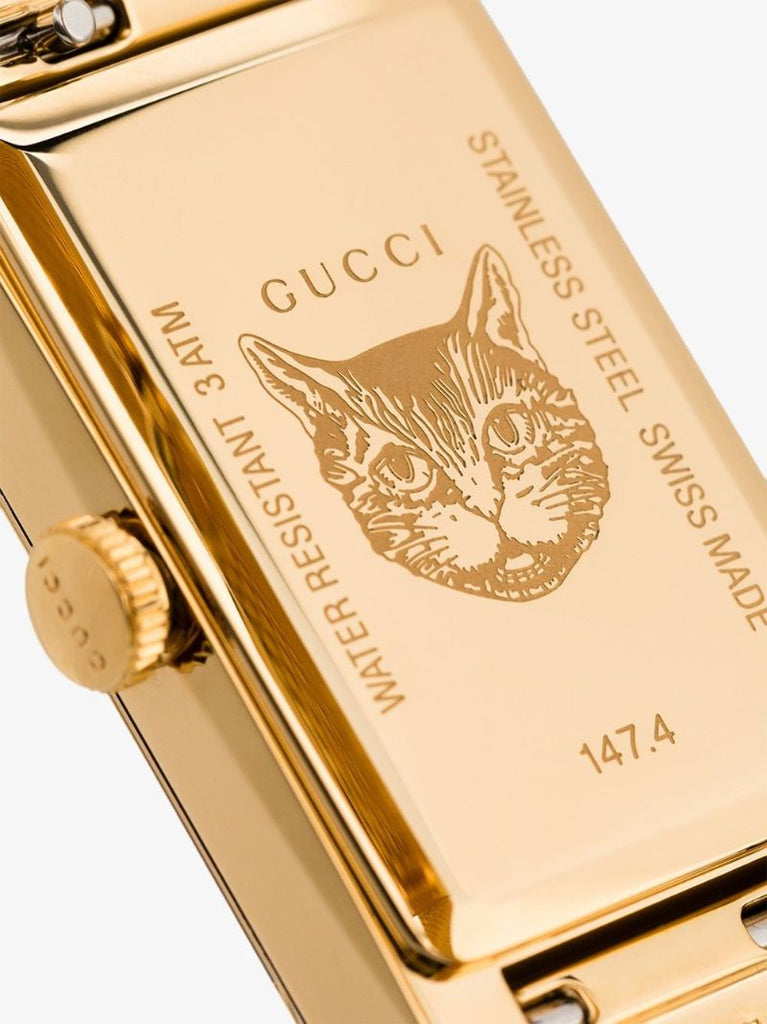 Rectangle Stripe Face Watch
