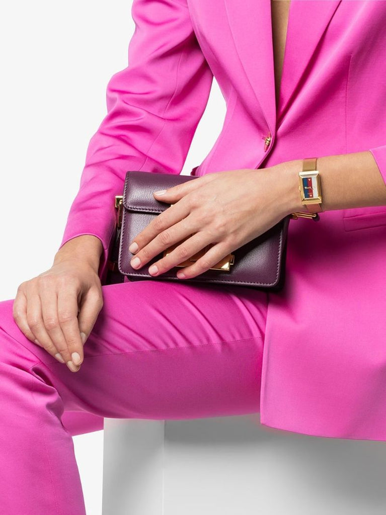 Rectangle Stripe Face Watch