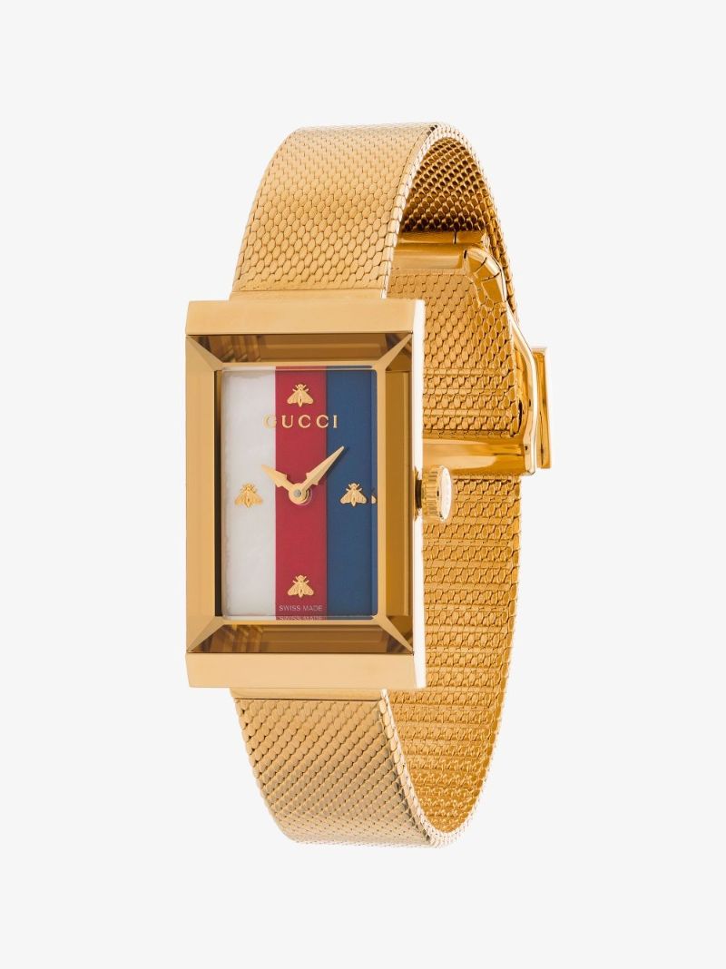Rectangle Stripe Face Watch