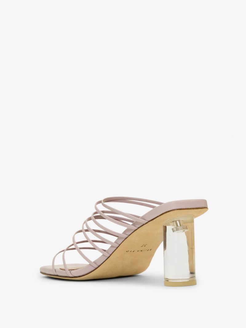 Purple Zoe 60 Strappy Sandals
