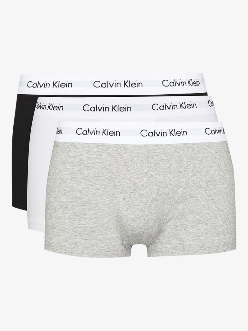 Black, White and Grey Cotton Boxer Briefs Set