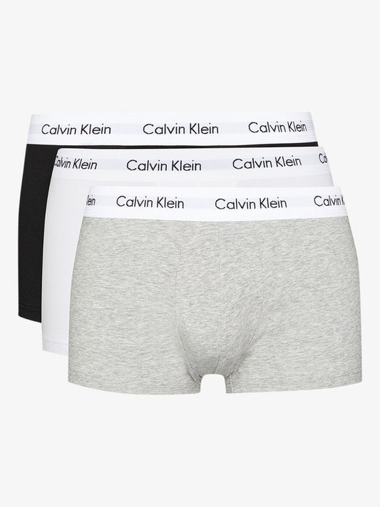 Black, White and Grey Cotton Boxer Briefs Set