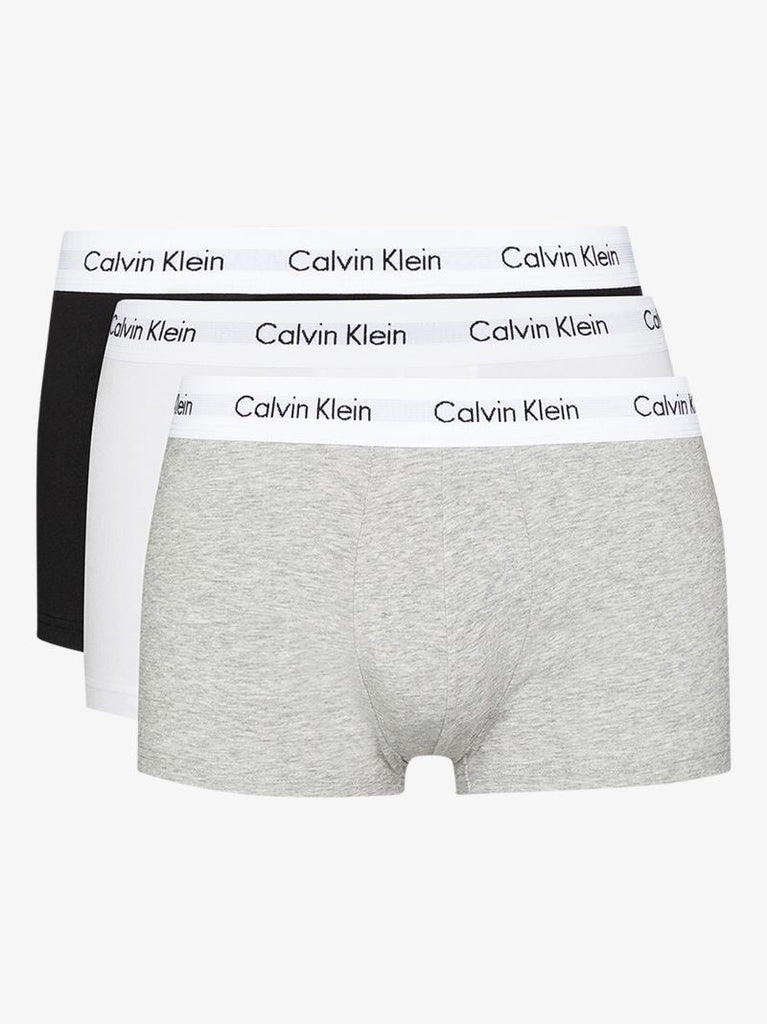 Black, White and Grey Cotton Boxer Briefs Set