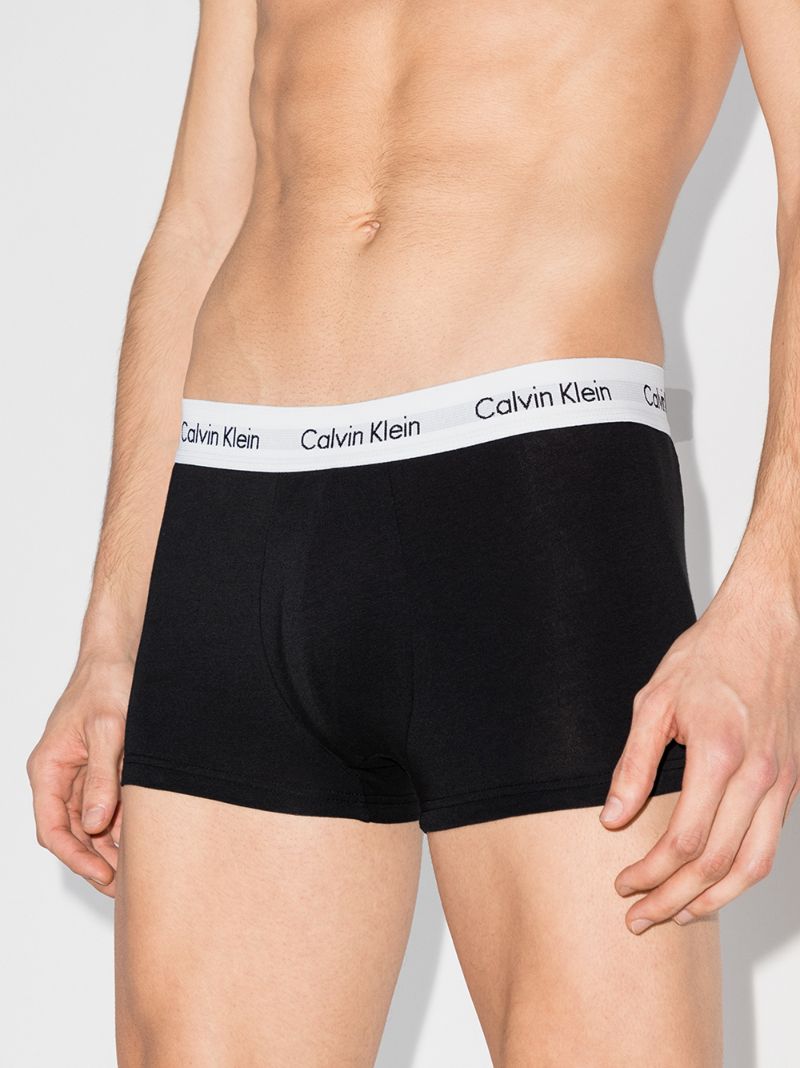 Black, White and Grey Cotton Boxer Briefs Set