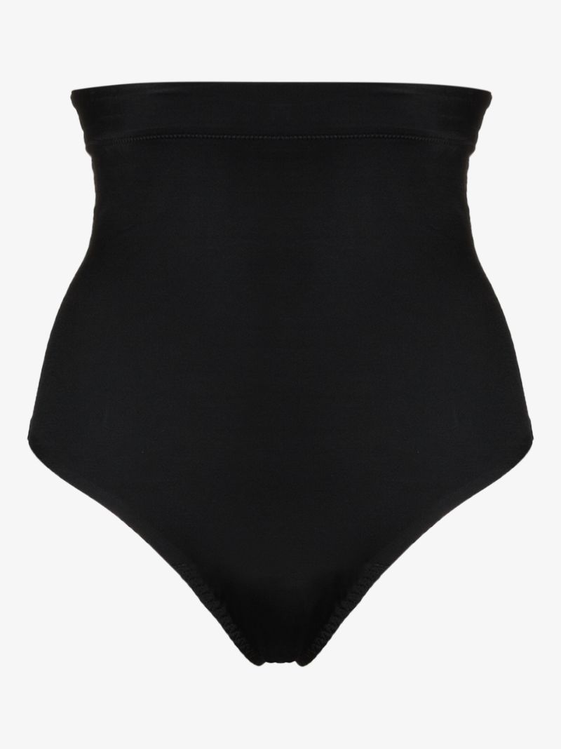 Black Suit Your Fancy High Waist Thong