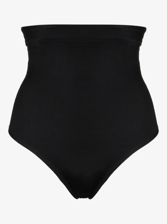 Black Suit Your Fancy High Waist Thong