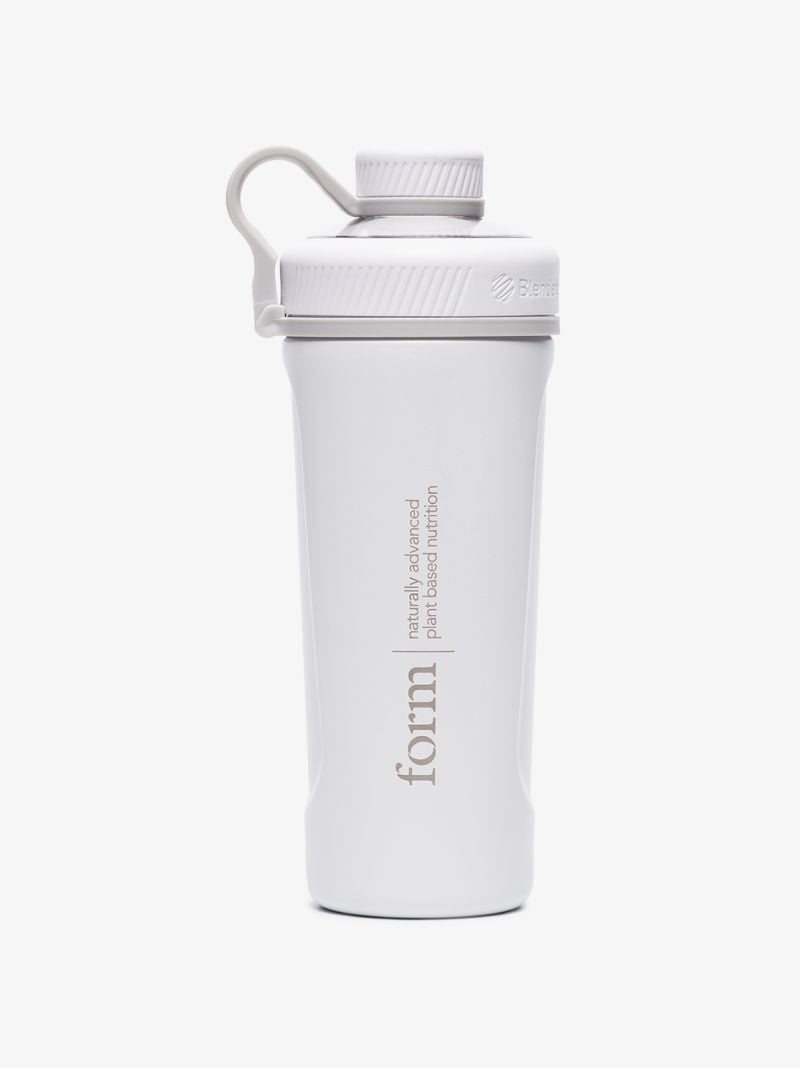 White Form Insulated Stainless Steel Shaker
