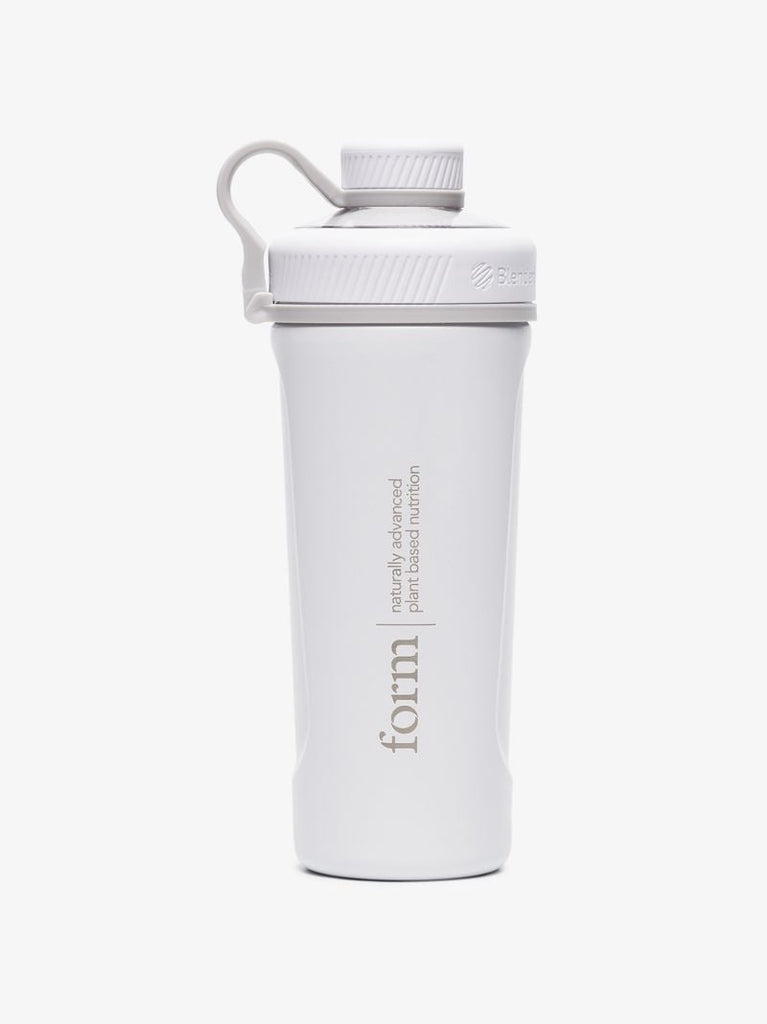 White Form Insulated Stainless Steel Shaker