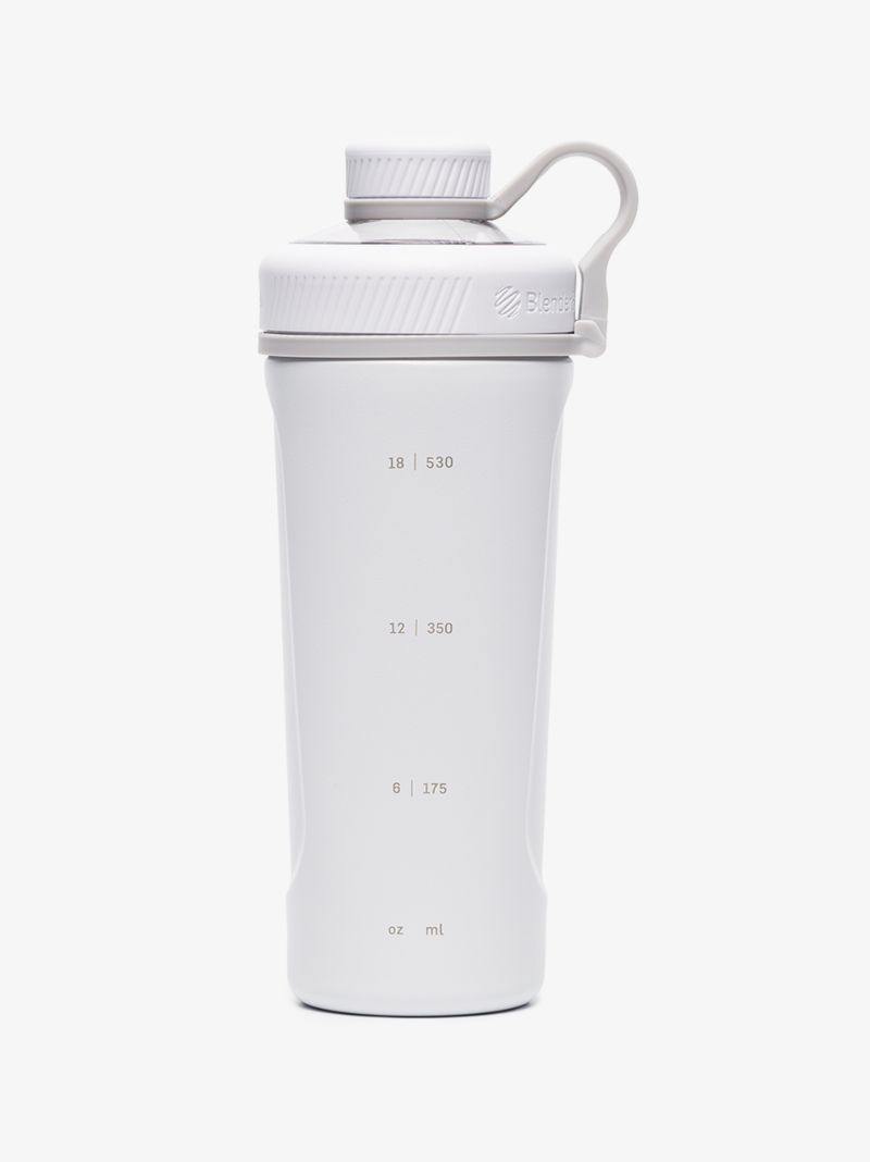 White Form Insulated Stainless Steel Shaker