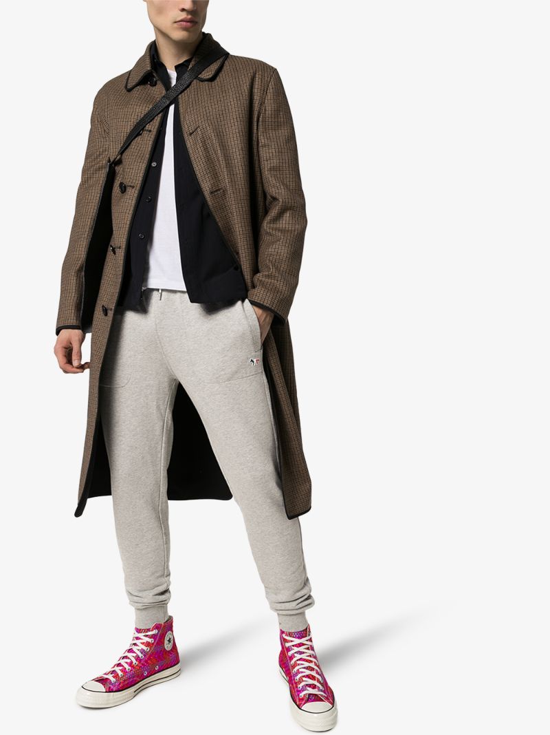 Tricolour Fox Patch Cotton Sweatpants
