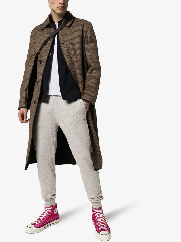 Tricolour Fox Patch Cotton Sweatpants