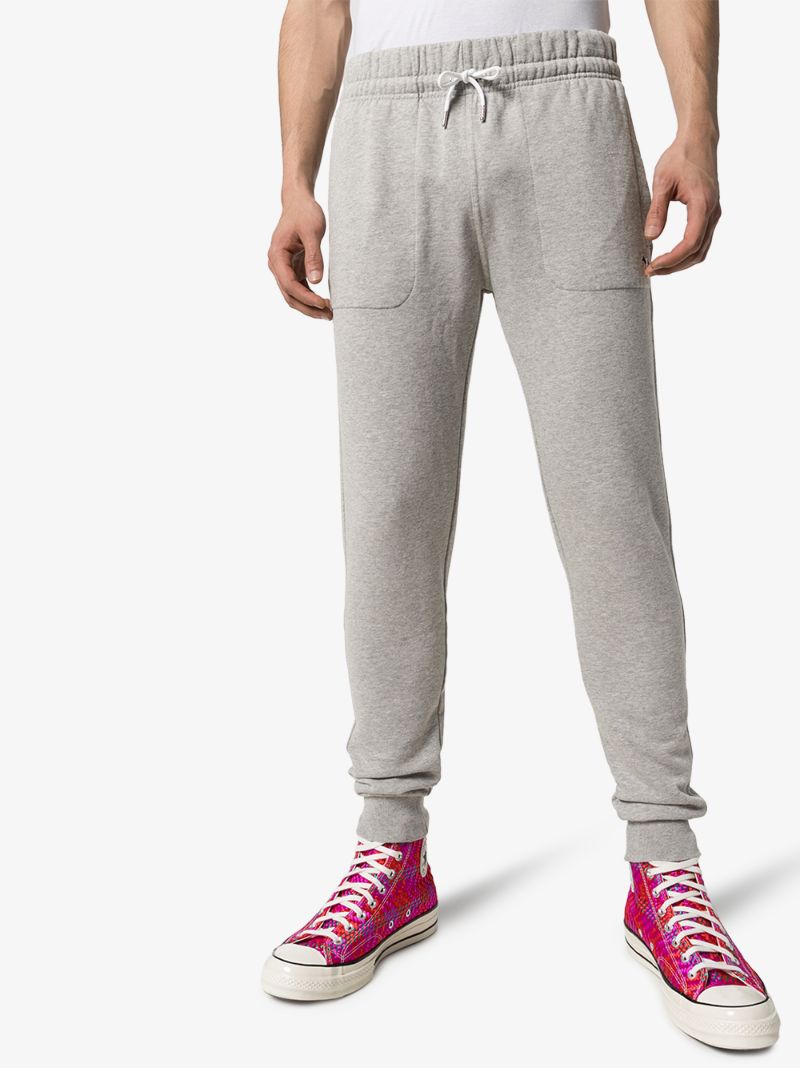 Tricolour Fox Patch Cotton Sweatpants