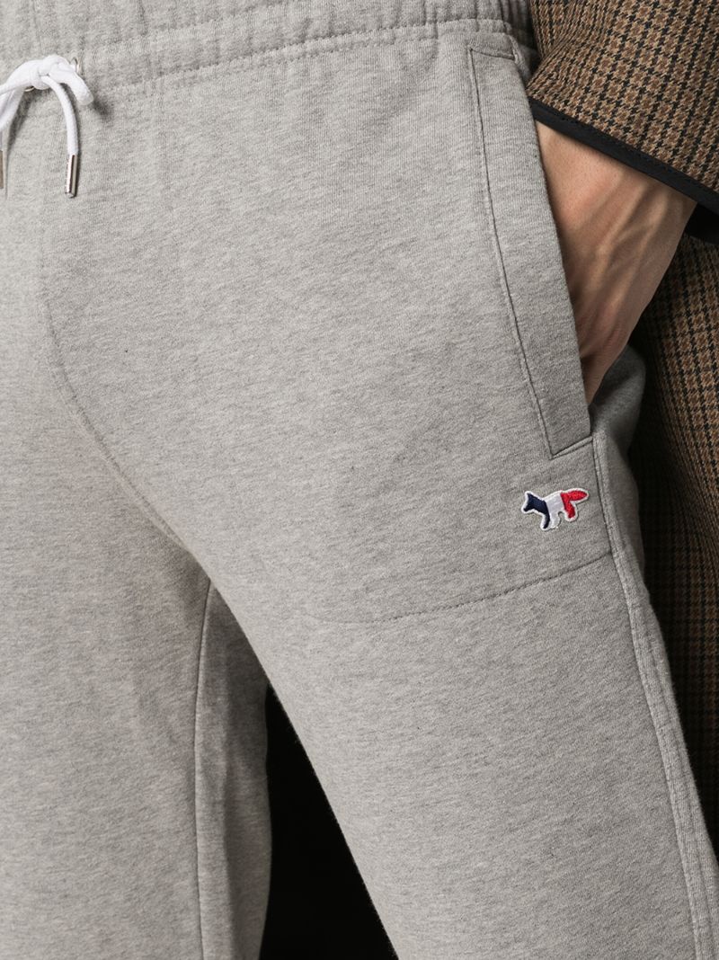 Tricolour Fox Patch Cotton Sweatpants