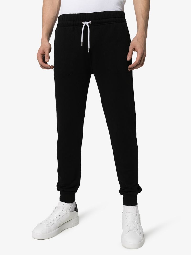 Tricolour Fox Patch Cotton Track Pants