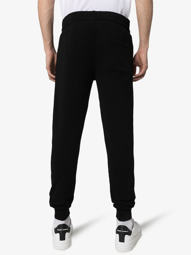 Tricolour Fox Patch Cotton Track Pants