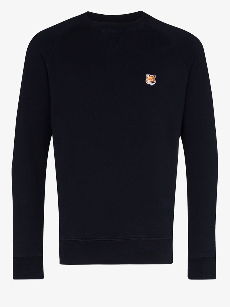 Fox Head Patch Cotton Sweatshirt