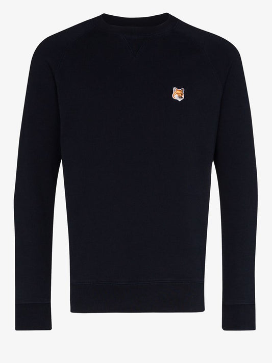 Fox Head Patch Cotton Sweatshirt