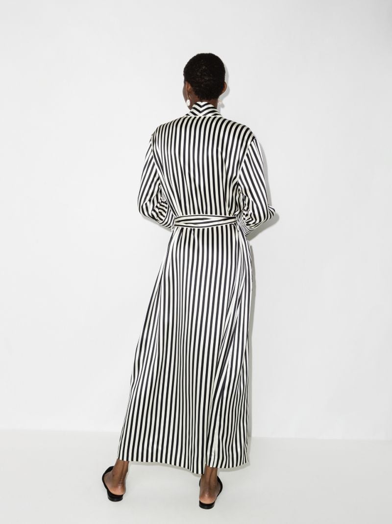 Capability Nika Striped Silk Robe