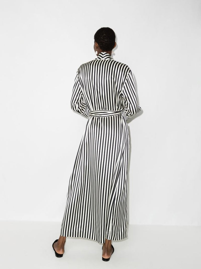 Capability Nika Striped Silk Robe