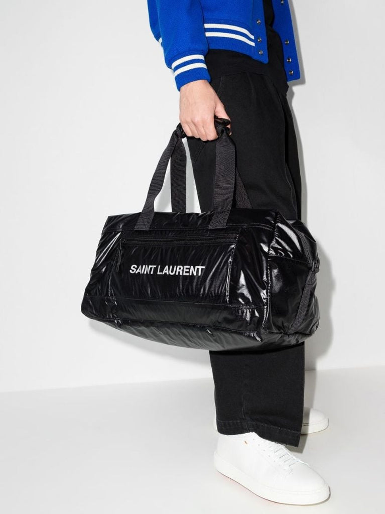 Black Logo Holdall Bag