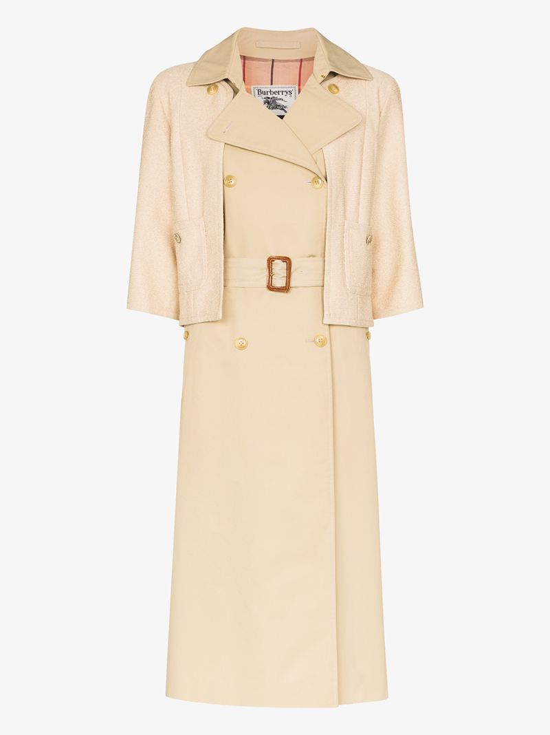 Sweater Layer Trench Coat