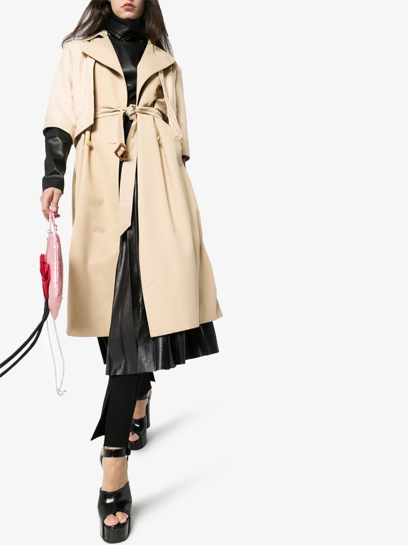 Sweater Layer Trench Coat