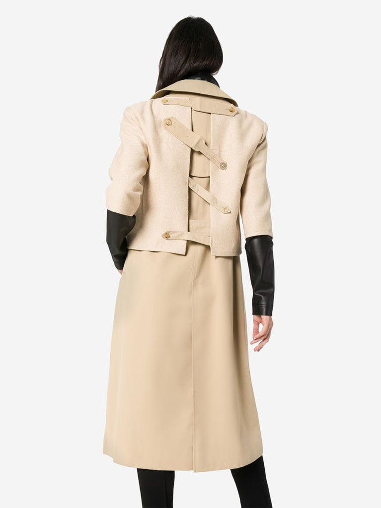 Sweater Layer Trench Coat