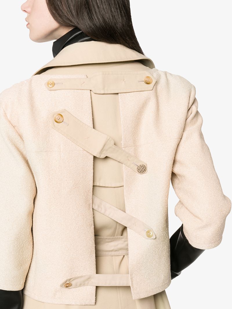 Sweater Layer Trench Coat