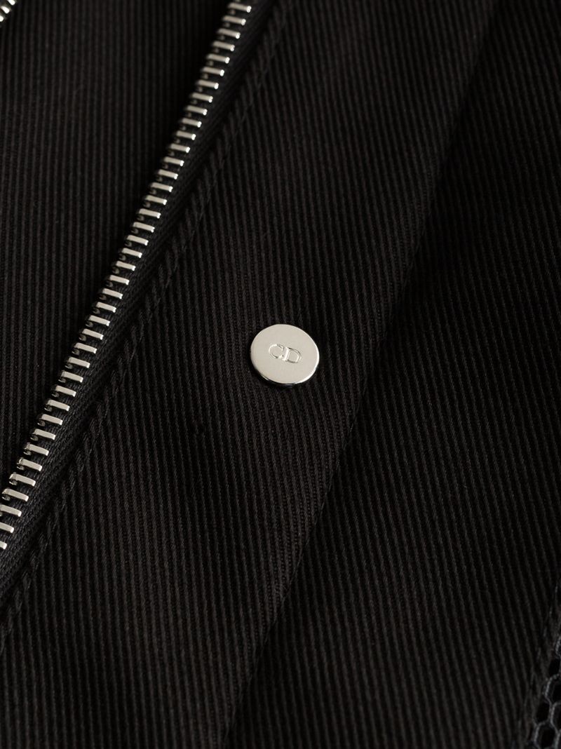 Mesh Panel Vest Jacket
