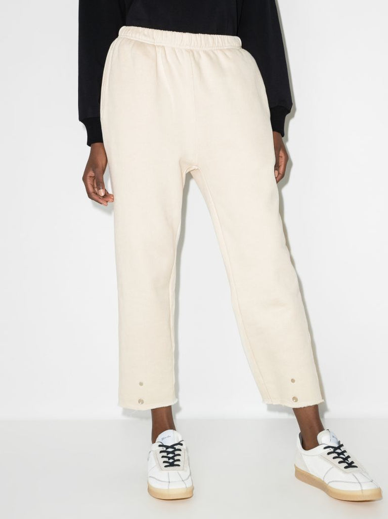 Snap Front Cotton Sweatpants