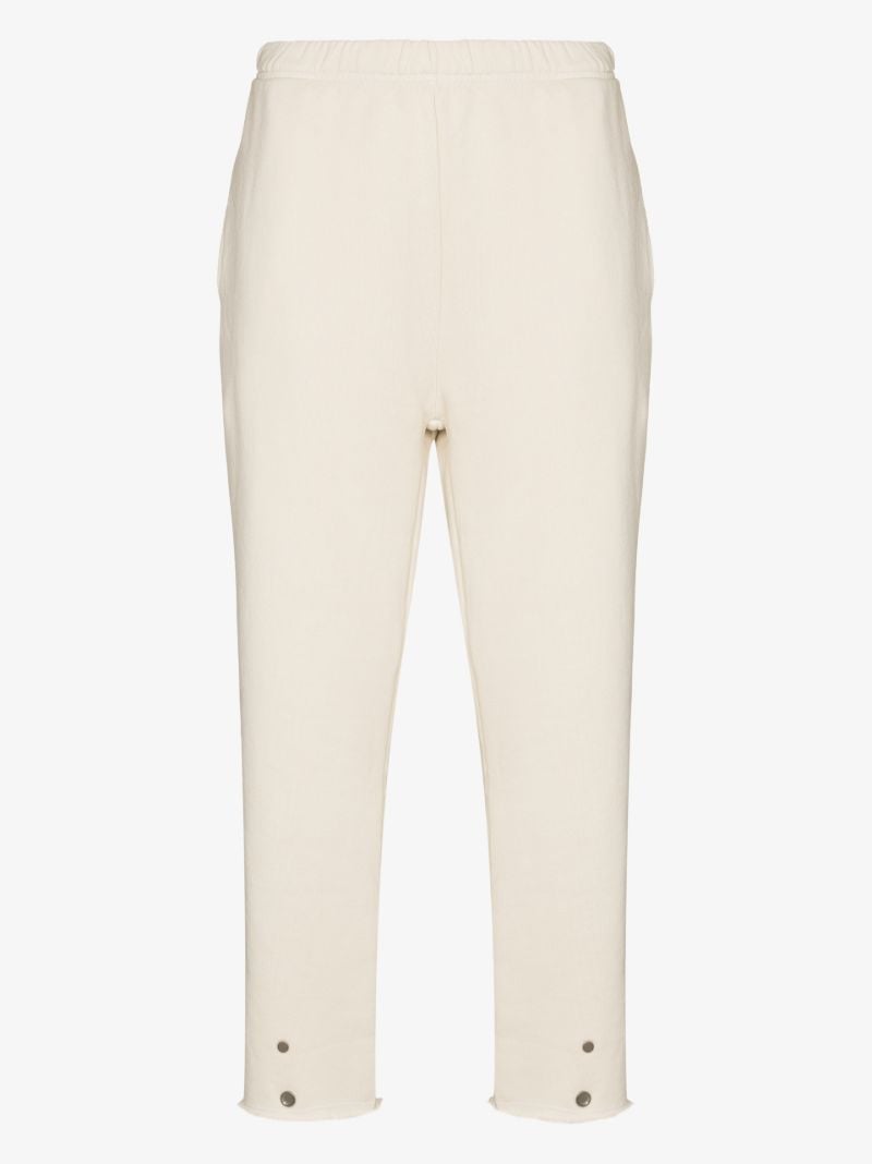 Snap Front Cotton Sweatpants