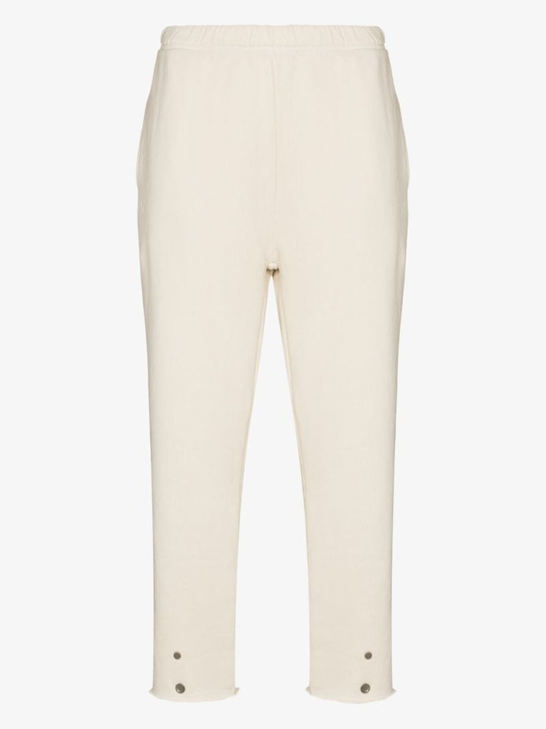 Snap Front Cotton Sweatpants