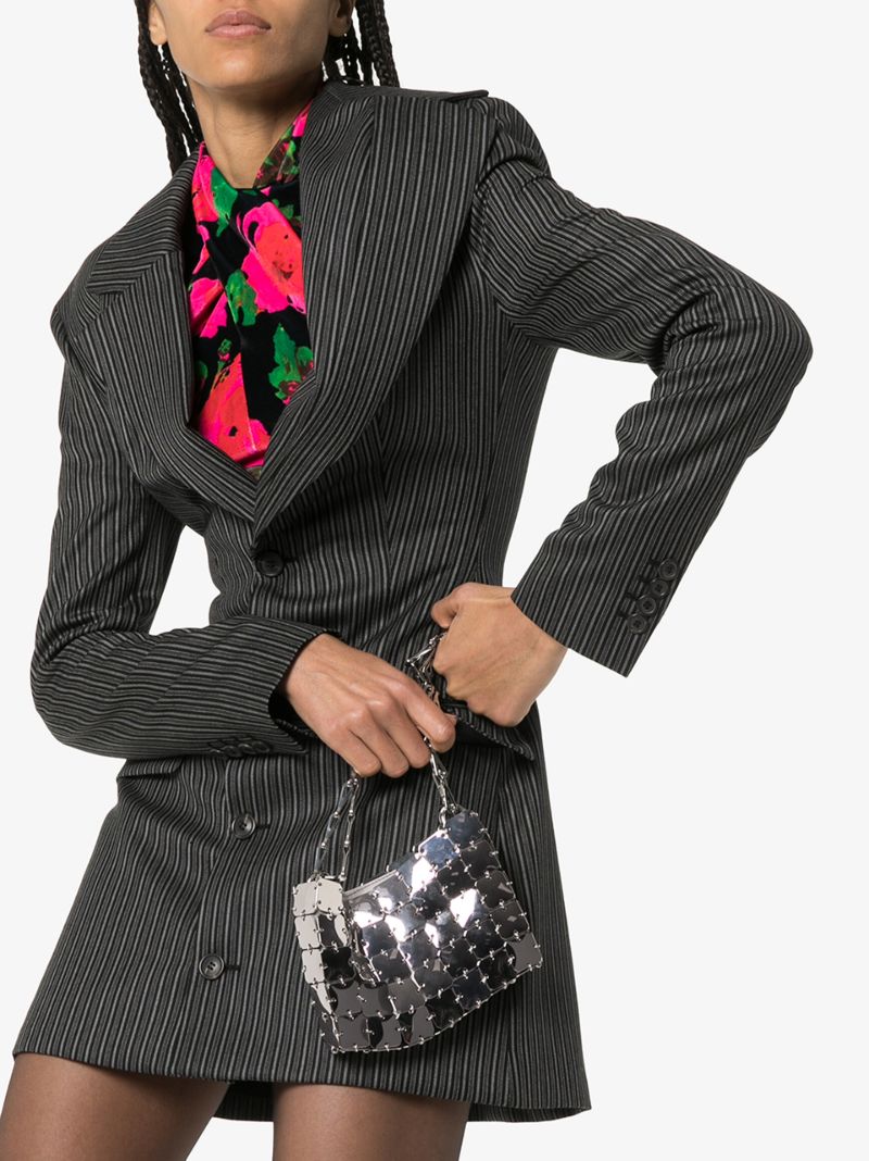Silver Iconic 1969 Square Disc Mini Bag