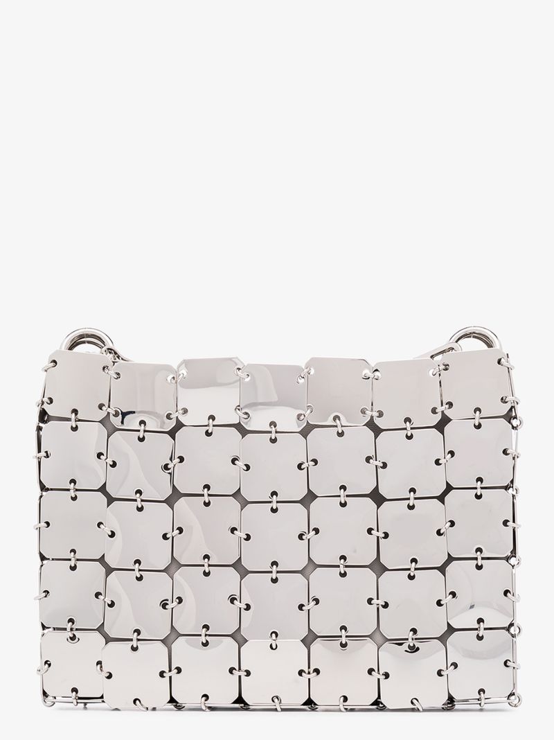 Silver Iconic 1969 Square Disc Mini Bag