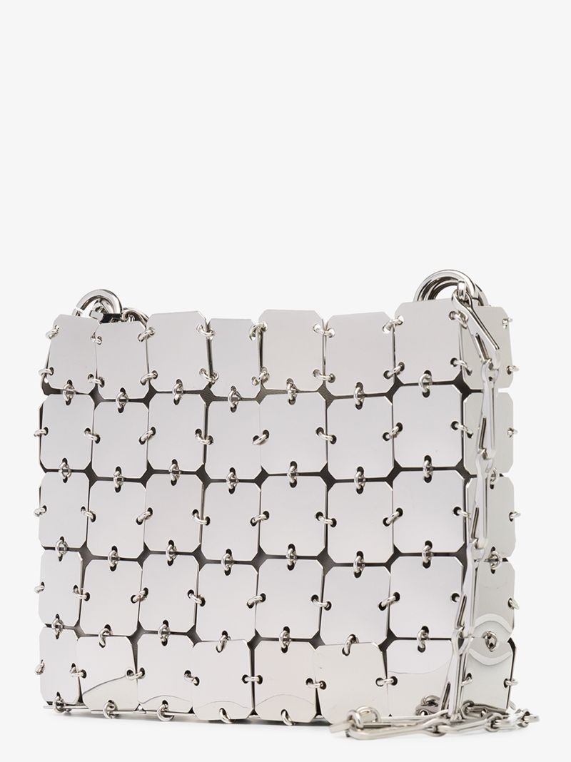 Silver Iconic 1969 Square Disc Mini Bag