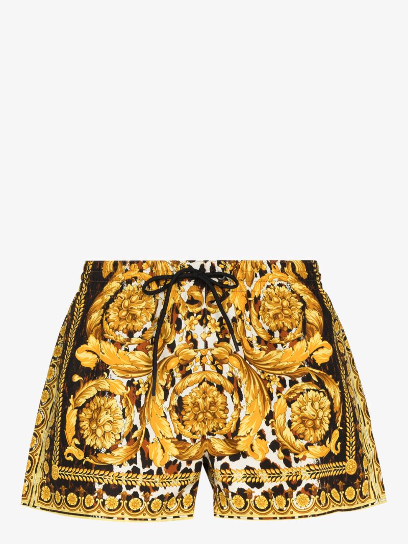 Baroque Print Swim Shorts