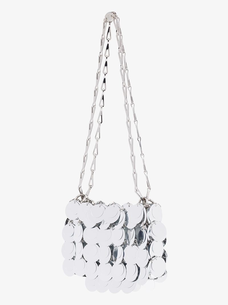 Silver Tone Nano 1969 Sparkle Disc Bag