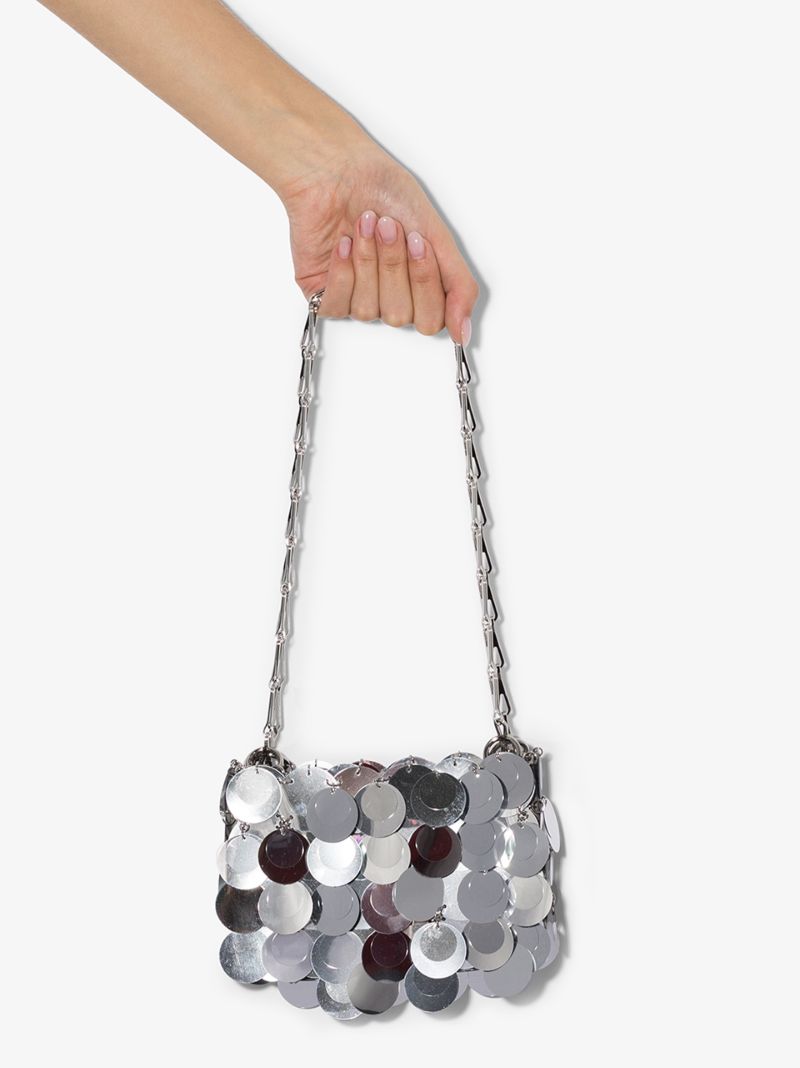 Silver Tone Nano 1969 Sparkle Disc Bag