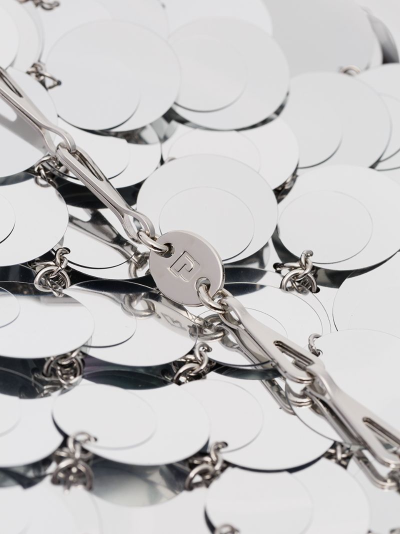 Silver Tone Nano 1969 Sparkle Disc Bag