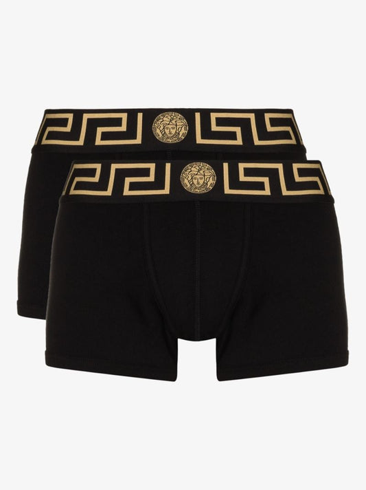 Greca Border Boxer Briefs Set